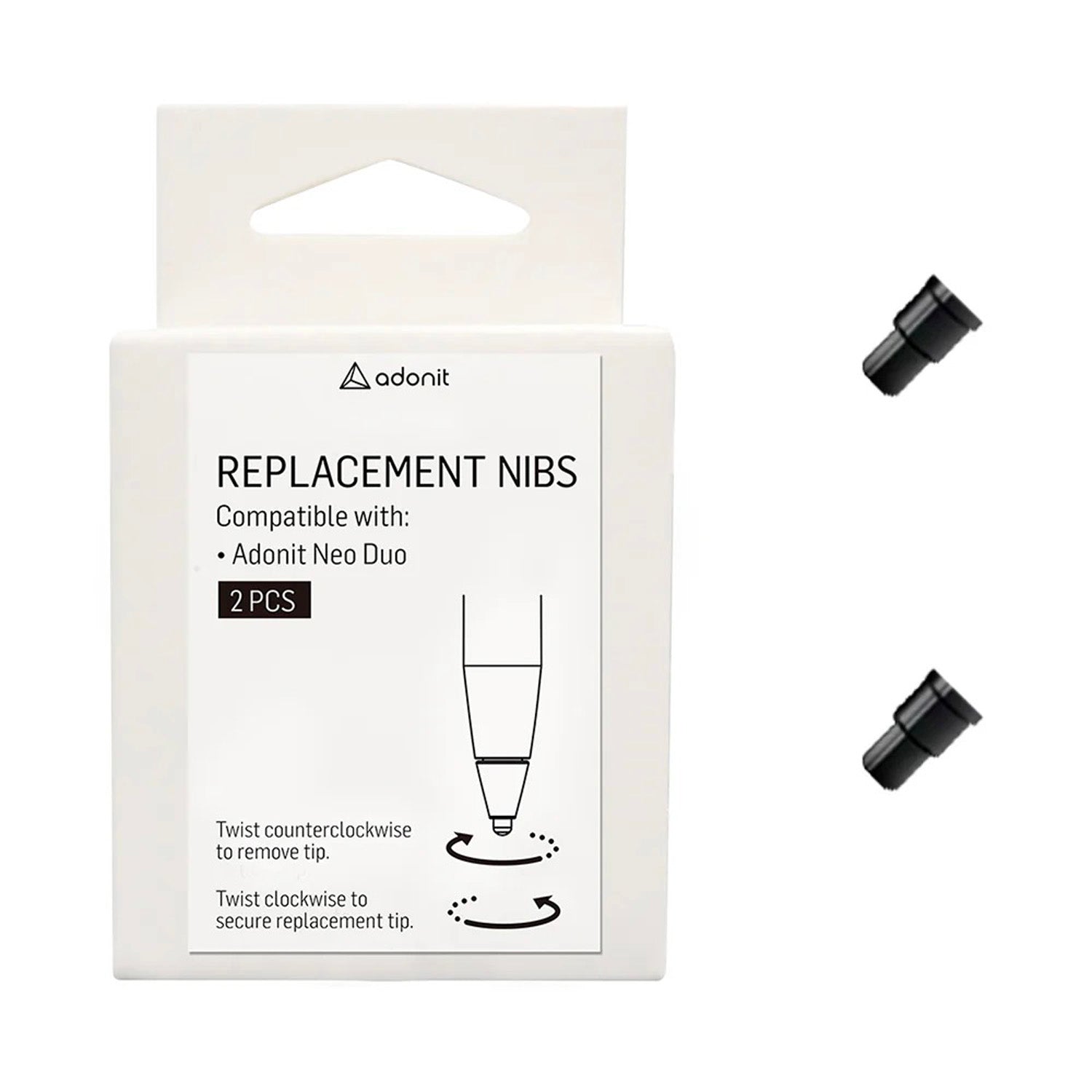 Replacement Tips Neo Duo Black