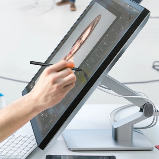 Clarity Fold Touch 27" 4K UHD Touchscreen Monitor with 65W Power Delivery, Webcam and Foldable Stand