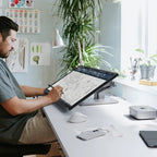 Clarity Fold Touch 27" 4K UHD Touchscreen Monitor with 65W Power Delivery, Webcam and Foldable Stand