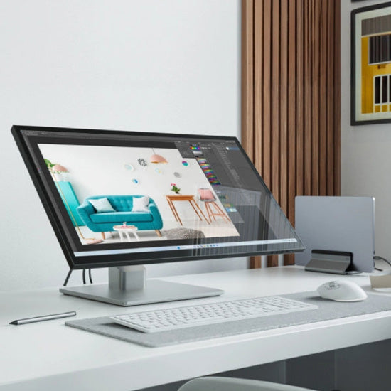 Clarity Fold Touch 27" 4K UHD Touchscreen Monitor with 65W Power Delivery, Webcam and Foldable Stand