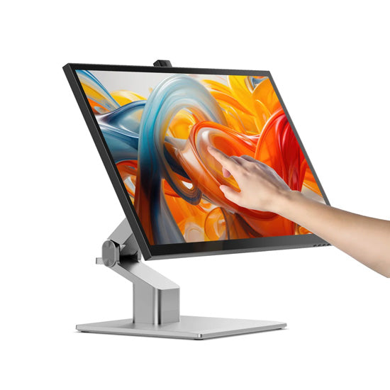 Clarity Fold Touch 27" 4K UHD Touchscreen Monitor with 65W Power Delivery, Webcam and Foldable Stand