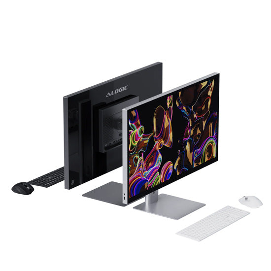 Aspekt 32” 4K UHD Docking Monitor with 145W USB Charging Space Grey Matte