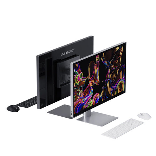 Aspekt 32” 4K UHD Docking Monitor with 145W USB Charging Space Grey Matte