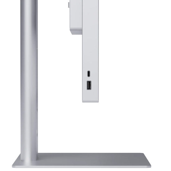 Aspekt 32” 4K UHD Docking Monitor with 145W USB Charging Silver Matte
