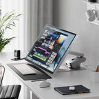 Aspekt Touch 32" 4K Docking Monitor with Touchscreen and 145W USB Charging Space Grey Matt