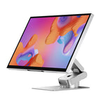 Aspekt Touch 32" 4K Docking Monitor with Touchscreen and 145W USB Charging Silver Matt