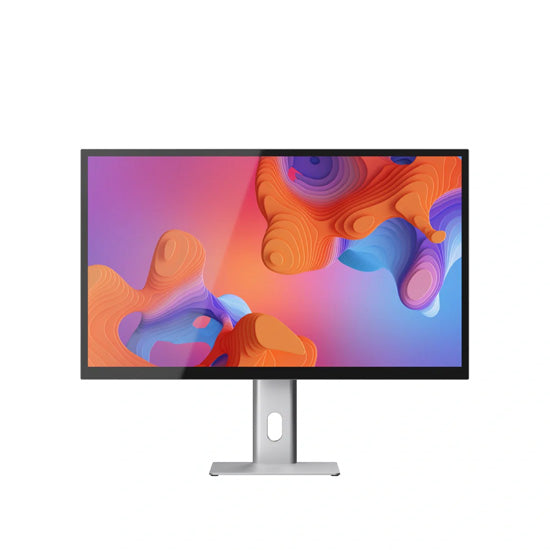 Aspekt Touch 32" 4K Docking Monitor with Touchscreen and 145W USB Charging Silver Matt