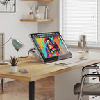Aspekt Touch 32" 4K Docking Monitor with Touchscreen and 145W USB Charging Silver Matt