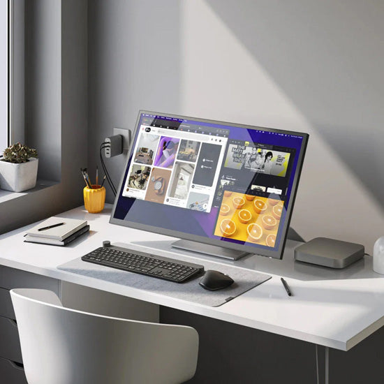 Clarity Fold Touch 32" 4K UHD Monitor with 65W Power Delivery, Webcam & Fold Stand
