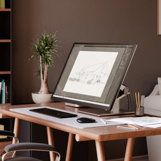 Clarity Fold Touch 32" 4K UHD Monitor with 65W Power Delivery, Webcam & Fold Stand