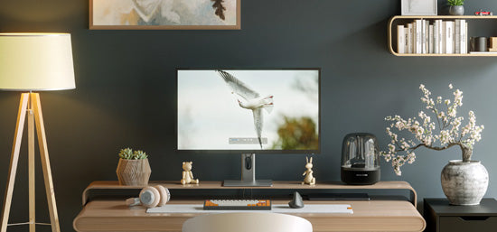 Clarity Max Pro 32” UHD 4K display with USB-C power supply and webcam