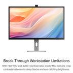 Clarity Max Pro 32” UHD 4K display with USB-C power supply and webcam