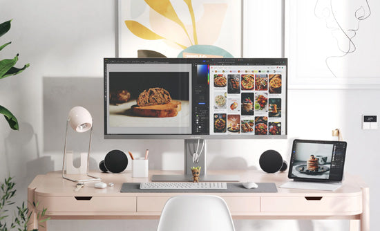 34" EDGE 21:9 QHD 100Hz Monitor with USB-C and 90W Power Delivery Silver