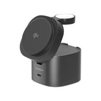 PowerPod 4-in-1 Qi2 Fast Wireless Charging Stand Black