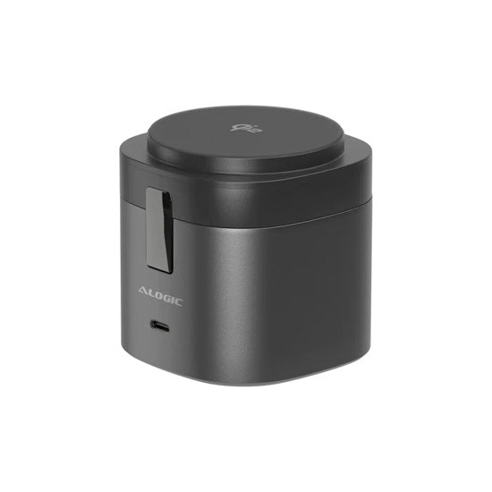 PowerPod 4-in-1 Qi2 Fast Wireless Charging Stand Black