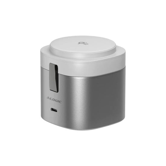 PowerPod 4-in-1 Qi2 Fast Wireless Charging Stand White