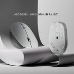 Echelon USB-C Rechargeable Wireless Mouse White