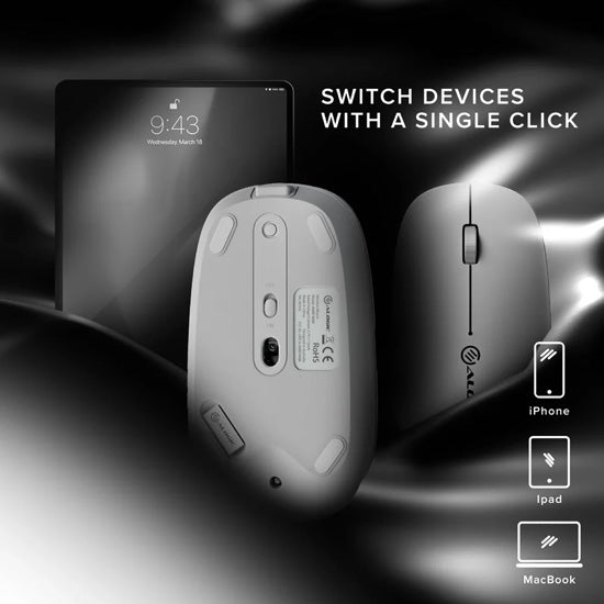 Echelon USB-C Rechargeable Wireless Mouse White