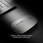 Echelon USB-C Rechargeable Wireless Mouse White