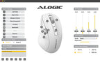 Apex Bluetooth USB-C Rechargeable 7 Keys Programmable Mouse Noir