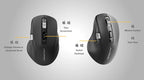 Apex Bluetooth USB-C Rechargeable 7 Keys Programmable Mouse White