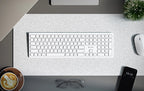 Echelon AZERTY Wireless USB-C Rechargeable Keyboard White