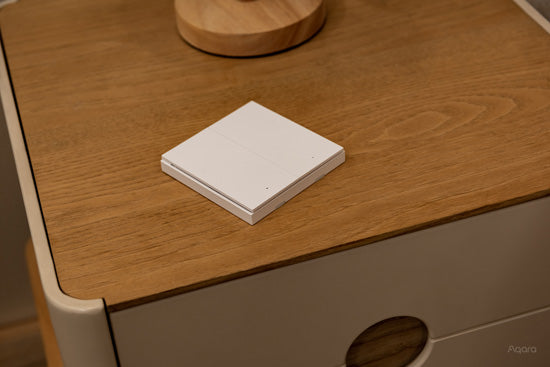 Wireless Remote Switch H1 (double rocker) White