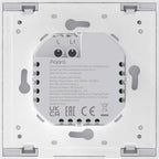 Smart Wall Switch H1 (no neutral, single rocker) Grey