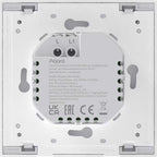 Smart Wall Switch H1 (no neutral, single rocker) Grey