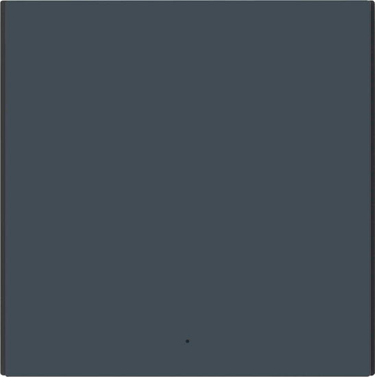 Smart Wall Switch H1 (no neutral, single rocker) Grey