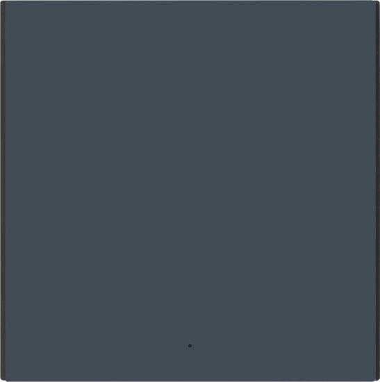 Smart Wall Switch H1 (no neutral, single rocker) Grey