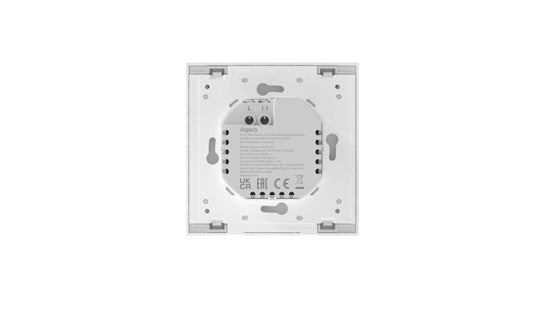 Smart Wall Switch H1 (no neutral, single rocker) White