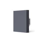 Smart Wall Switch H1 (no neutral, single rocker) Grey