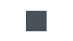 Smart Wall Switch H1 EU (No Neutral, Double Rocker) Grey
