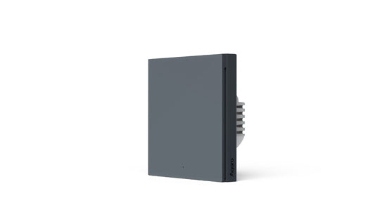 Smart Wall Switch H1 EU (No Neutral, Double Rocker) Grey