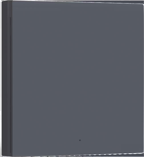 Smart Wall Switch H1 EU (With Neutral, Single Rocker) Grey