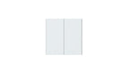 Smart Wall Switch H1 EU (With Neutral, Double Rocker) White