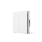 Smart Wall Switch H1 EU (With Neutral, Double Rocker) White