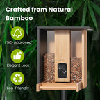 Feeder Bamboo AI Lifetime Free w/ Solar