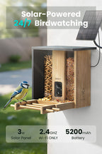 Feeder Bamboo AI and w/ Solar