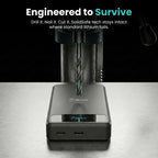 SolidSafe™ 10.000mAh Solid-State Magnetic Power Bank Black