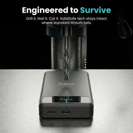 SolidSafe™ 10.000mAh Solid-State Magnetic Power Bank Black