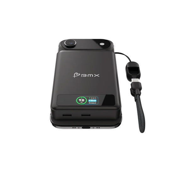 SolidSafe™ 10.000mAh Solid-State Magnetic Power Bank Black