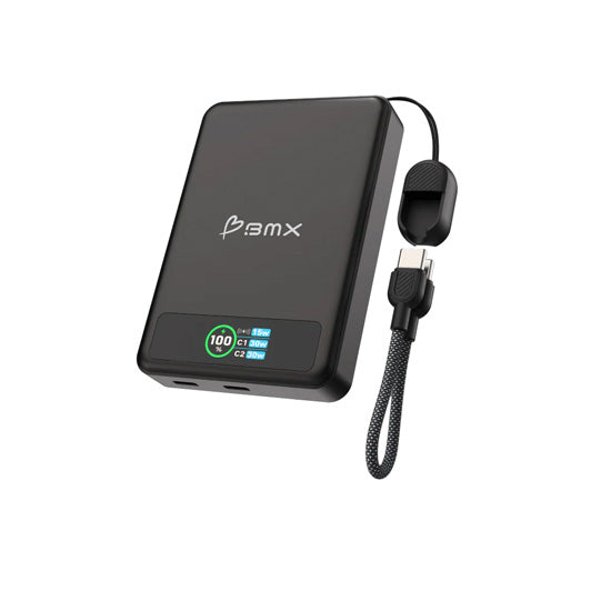 SolidSafe™ 10.000mAh Solid-State Magnetic Power Bank Black