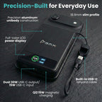 SolidSafe™ 10.000mAh Solid-State Magnetic Power Bank Black