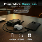 SolidSafe™ 10.000mAh Solid-State Magnetic Power Bank Black
