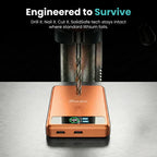 SolidSafe™ 10.000mAh Solid-State Magnetic Power Bank Orange