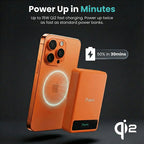 SolidSafe™ 10.000mAh Solid-State Magnetic Power Bank Orange
