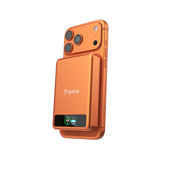 SolidSafe™ 10.000mAh Solid-State Magnetic Power Bank Orange