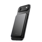 SolidSafe™ Air Titanium 5000mAh Qi2 Wireless Magnetic Power Bank Black